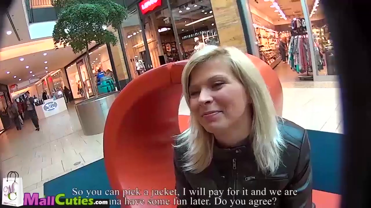 MALLCUTIES Nice blonde czech girl with big tits