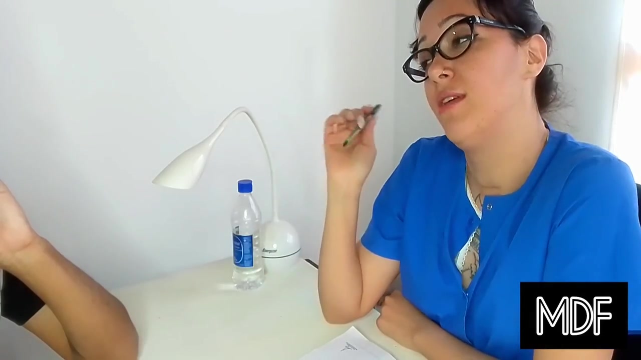 Argentinian Doctor Gets All The Milk On Her Face