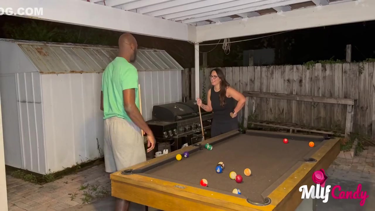 Samantha Loses At Pool And Takes Long Bbc