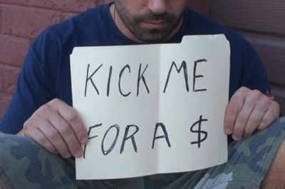 Mia and Heidi's Homeless Slave