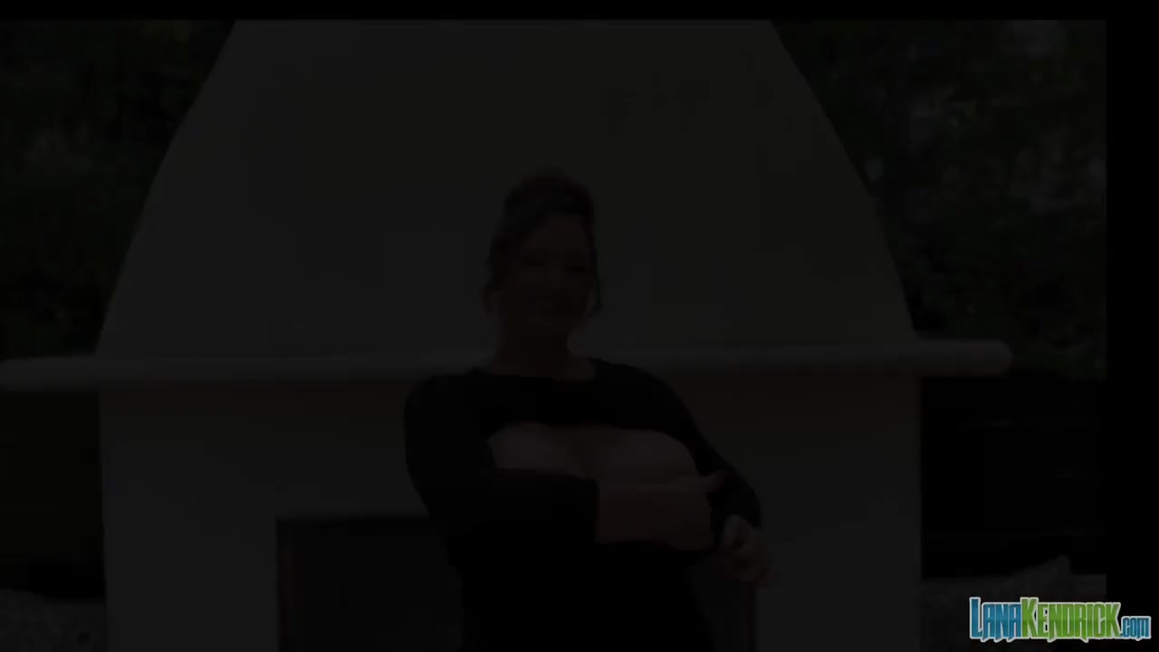 Lana Kendrick - Black Cocktail Dress Phone 1