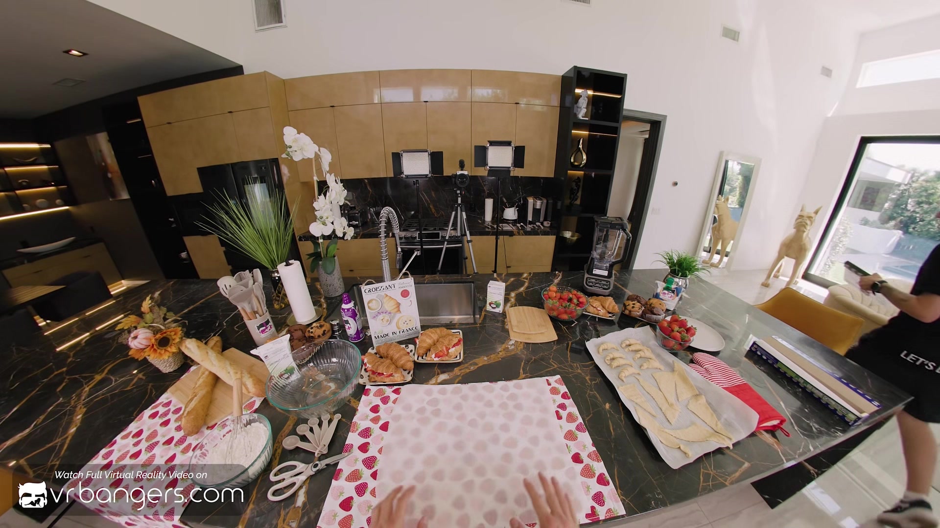 VR Bangers Hot Milfs Fuck Hard During A Cooking Show HD Porn Pt2