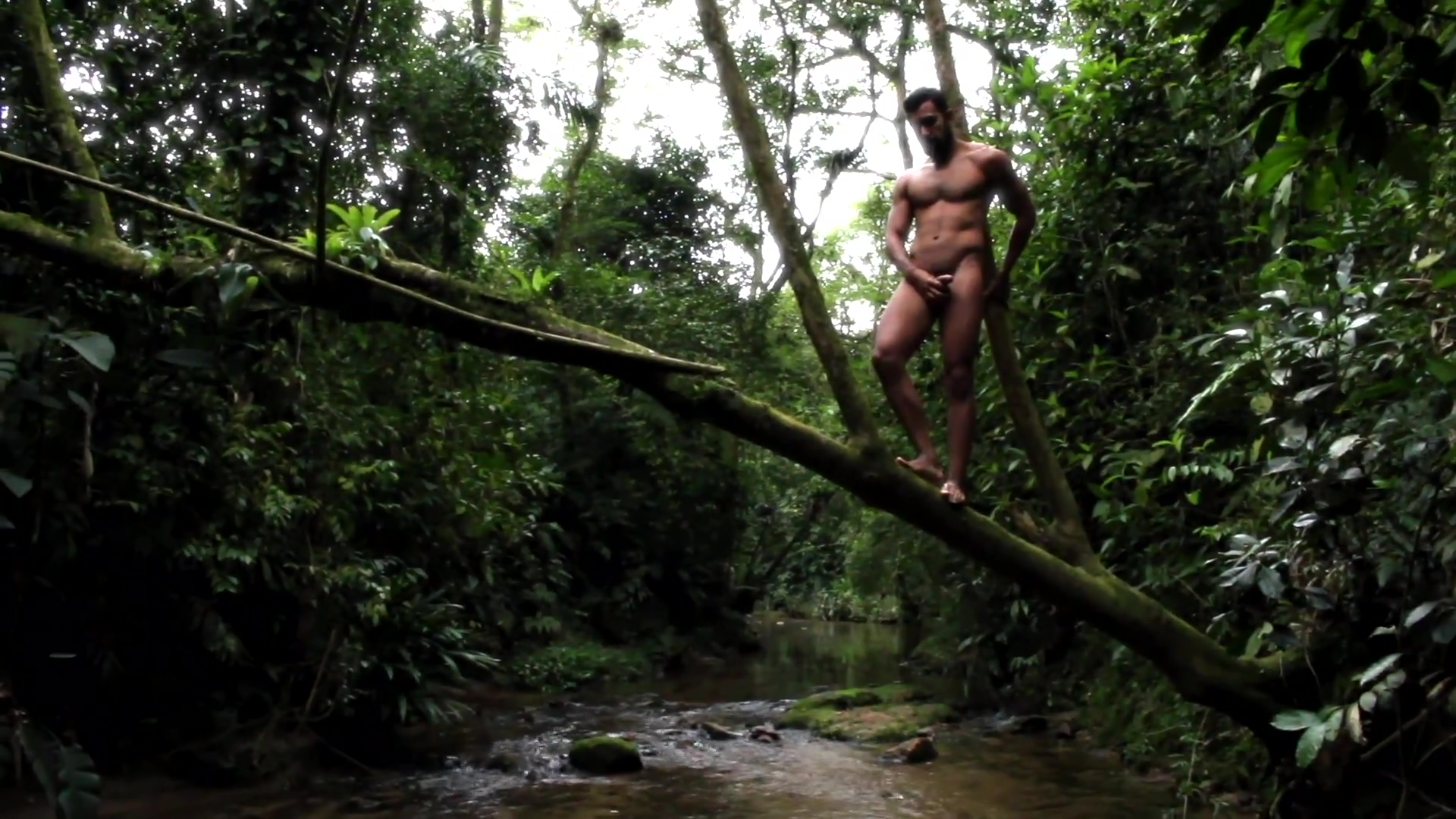 Nude Walk In The Forest