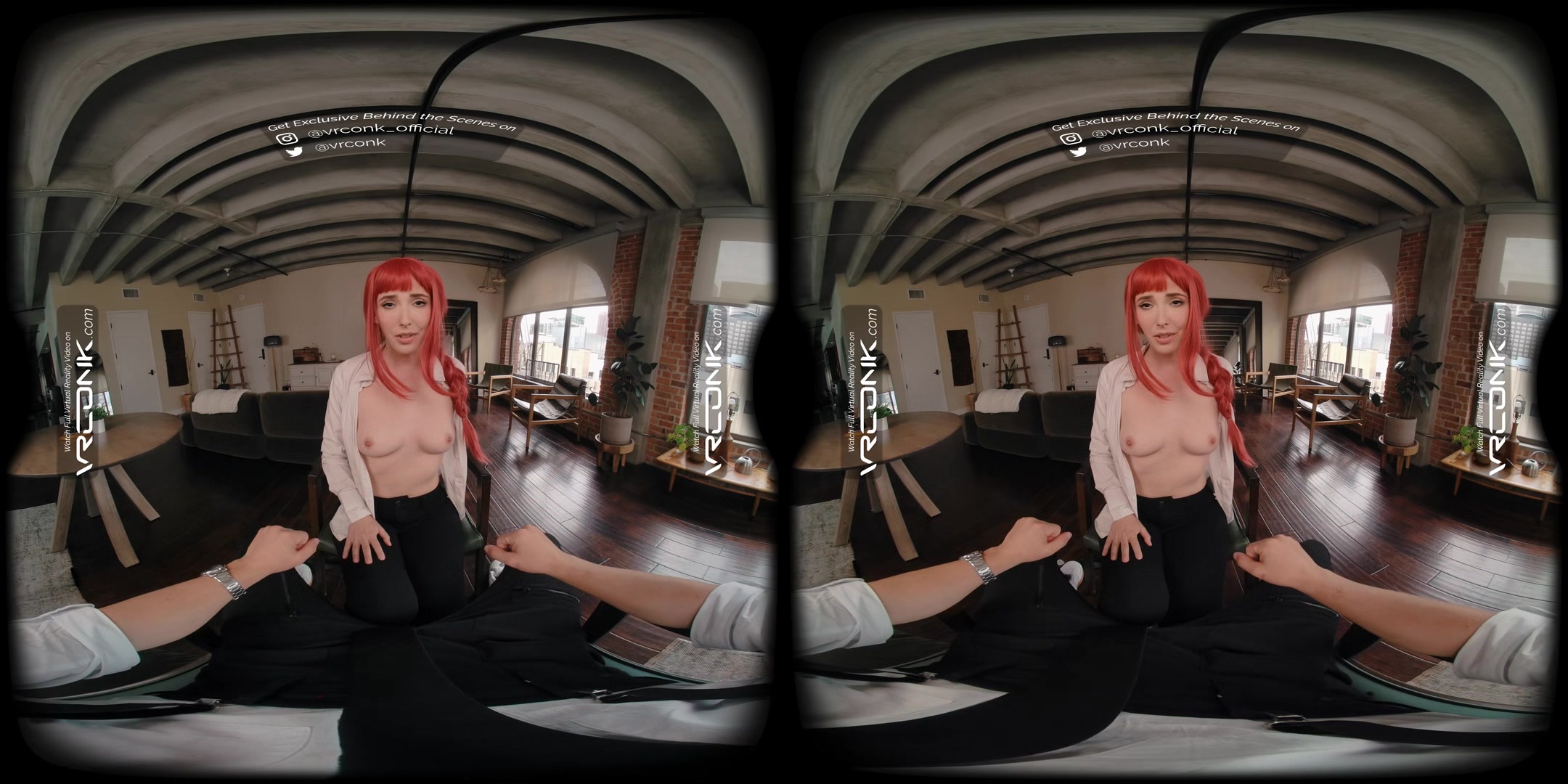 VR Conk Chainsaw Man Makima and Power A VR Porn Anime Parody Starring Casey Calvert & Angel Youngs