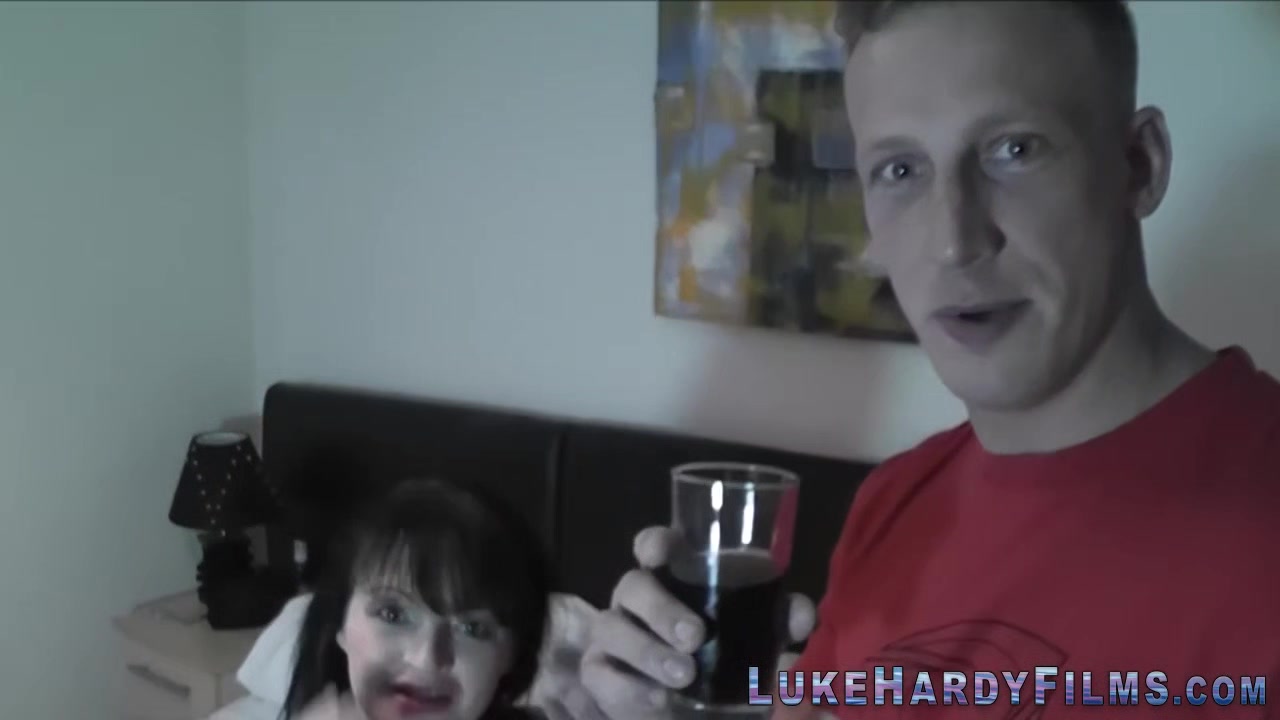 Busty british milf tugs and sucks dick