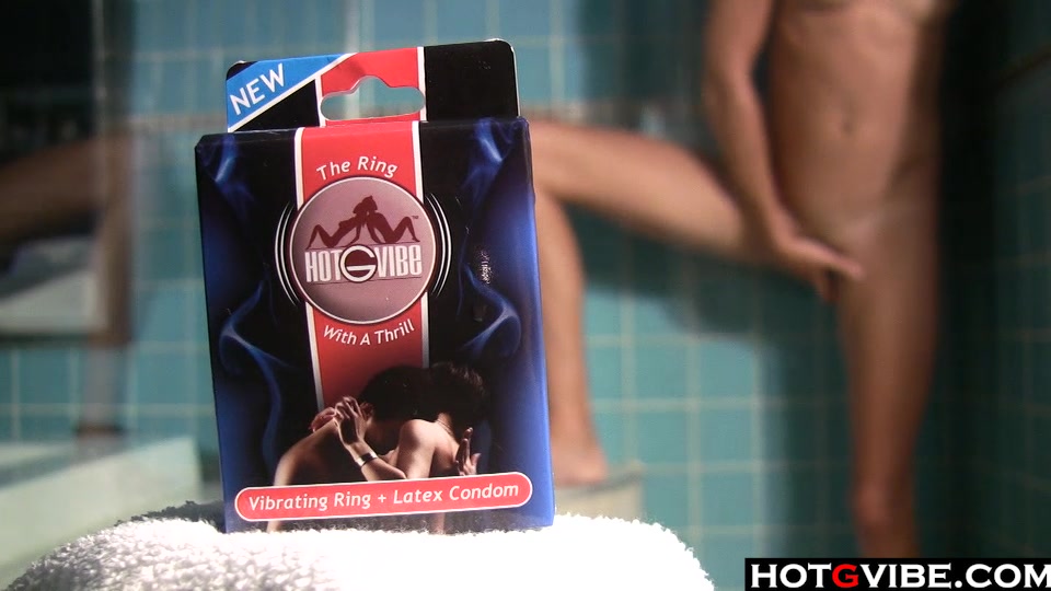 Petite brunette solo scene in the shower