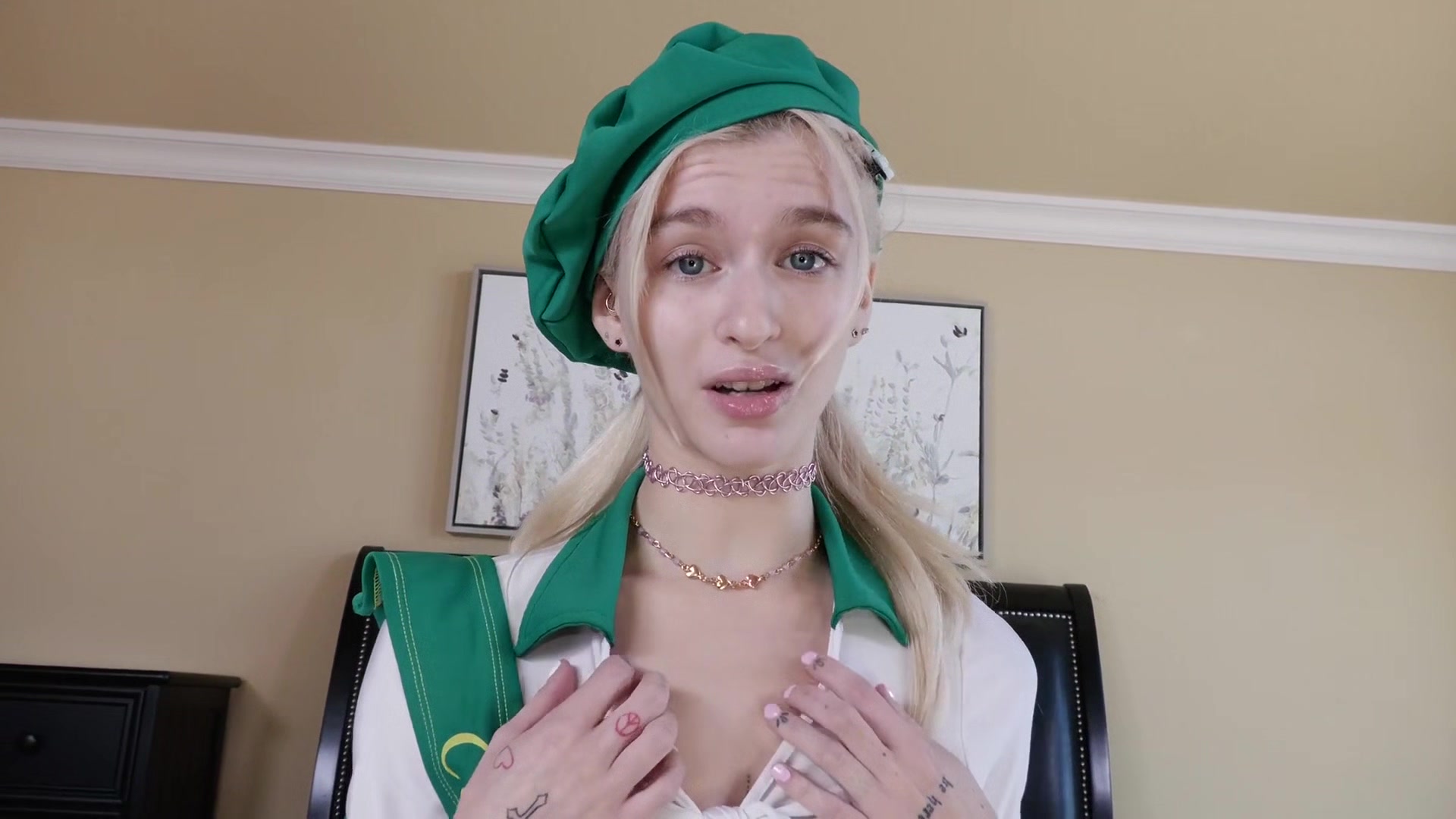 Petite Blonde Emma Rosie Rimming In Pov