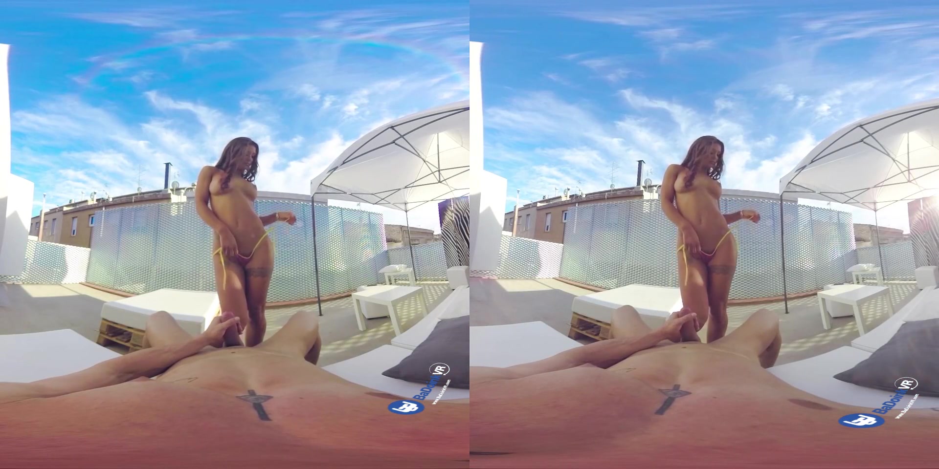 Patio Pussy Pounding
