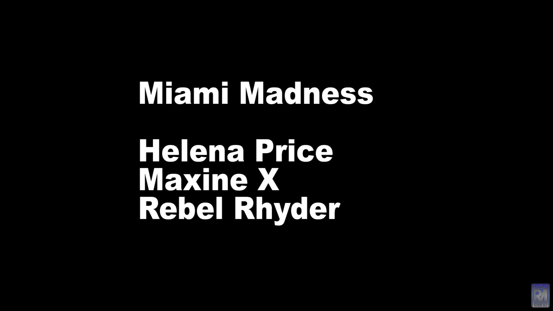 Miami Orgy 2019 6on3 - Richard Manns World