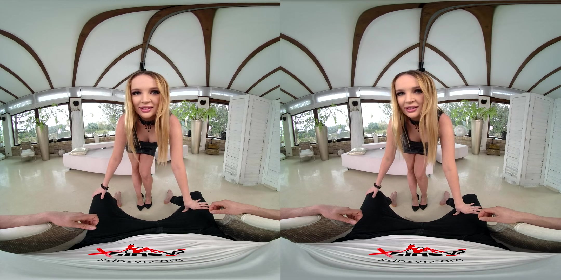 Freezing Outside, Hot Indoor...; Pornstar Kaisa Nord in a Tight Little Black Dress Fucks