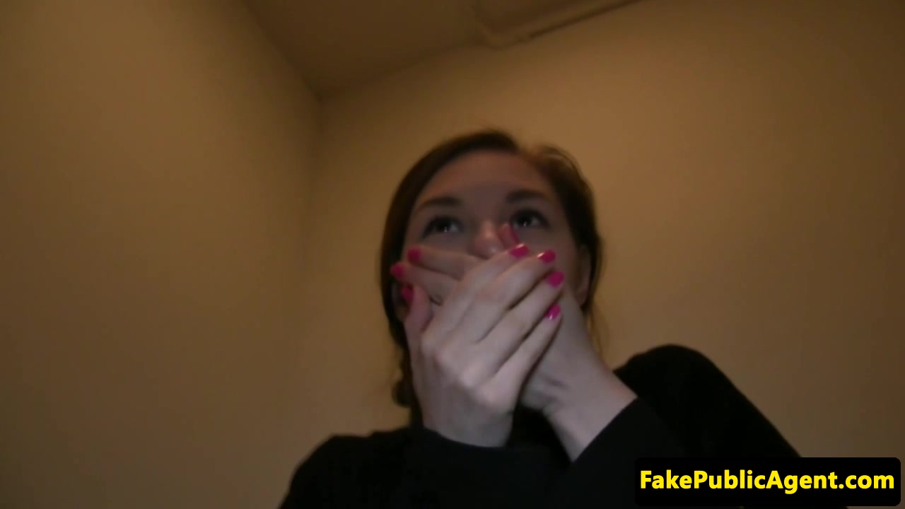 Pulled euro babe blows cock for cash