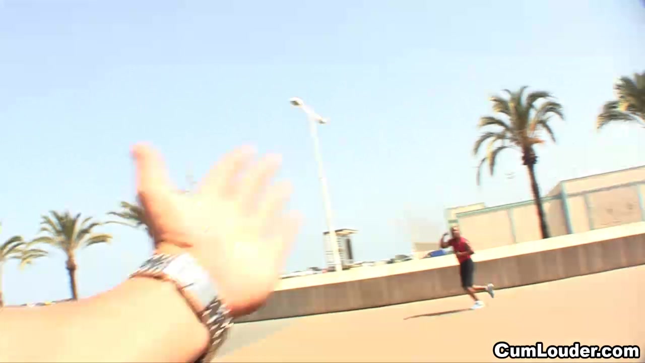 Slutty Raquel Love engulfing a hard Ramrod on the street