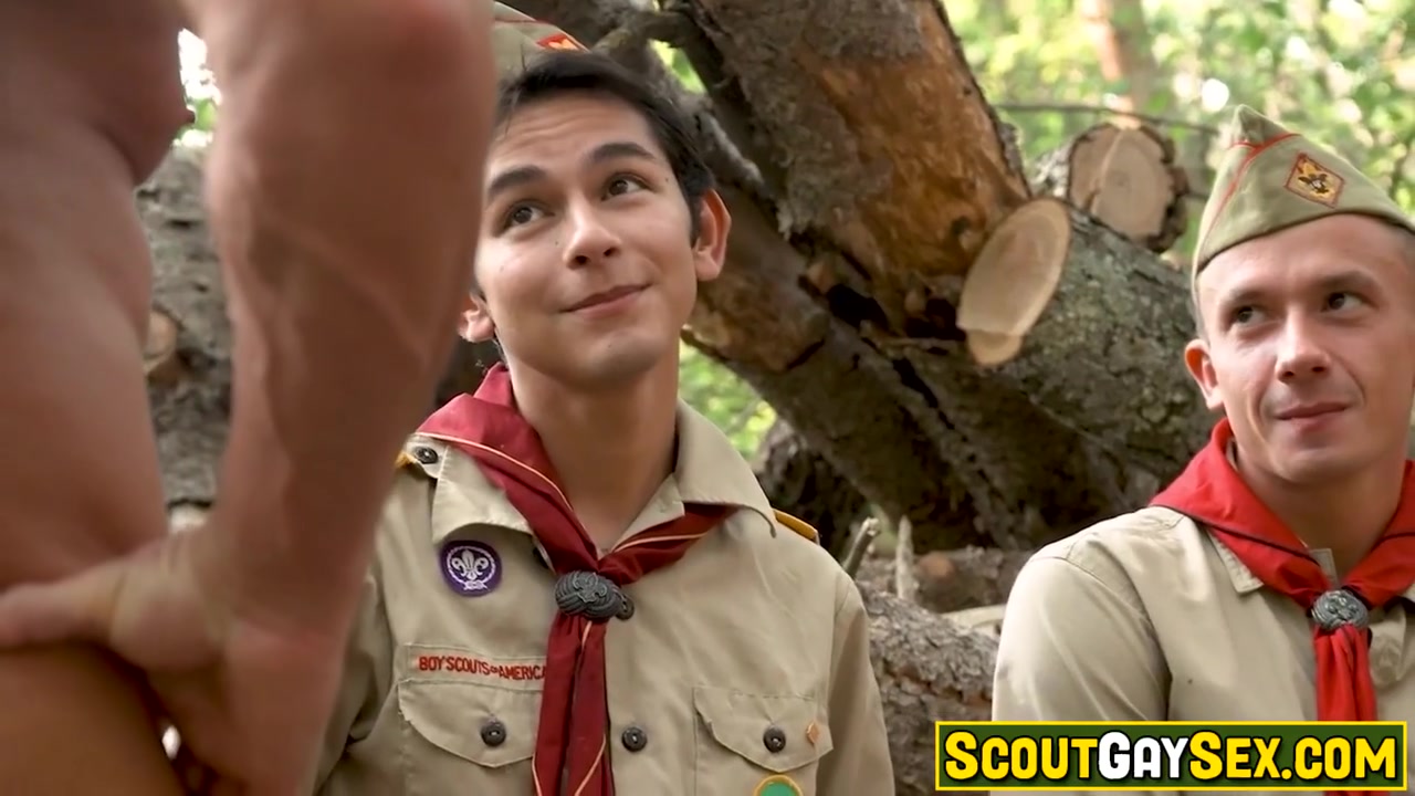 Two Little Critters Creep Up On Two Scoutmaster Dilfs Having Raw Gay With Zack Dean, Tarzan Top And Tyler Saint