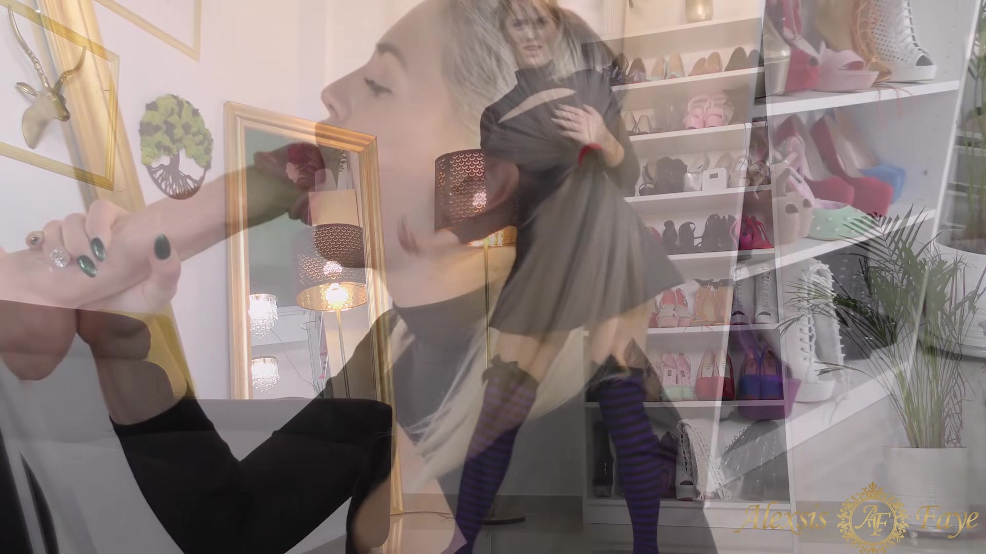 Messy Schoogirl Blowjob With Squirting Dildo - Alexsis Faye