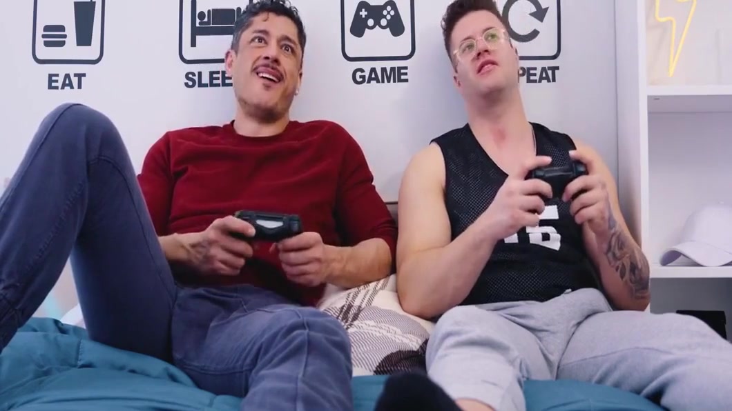 Rocky Vallarta, Gay Porn And Clark Delgaty In Its Just Like Grabbing A Joystick, Bruh 6 Min