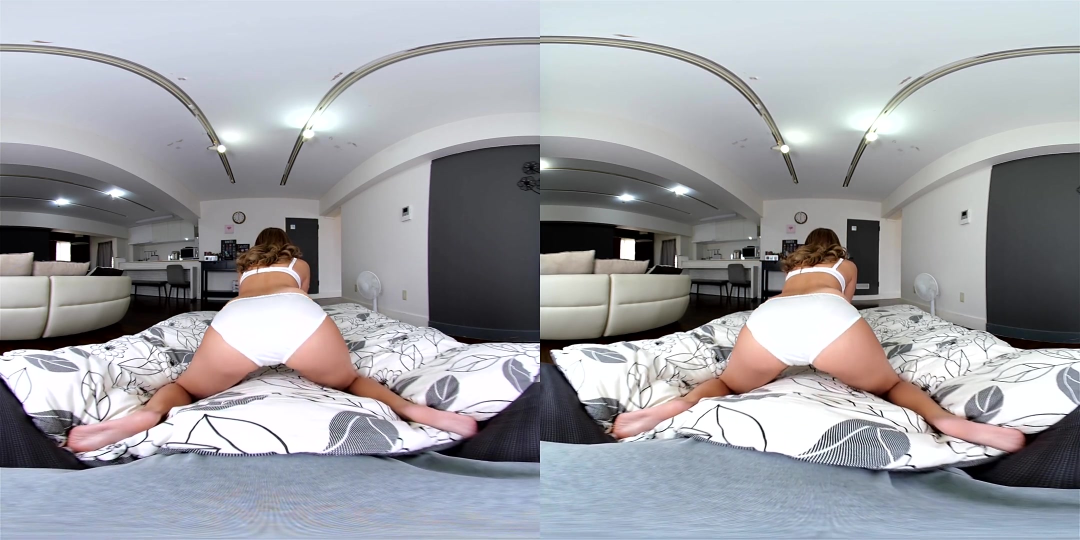Aya Hazuki Two People in Bed 1 - SexLikeReal