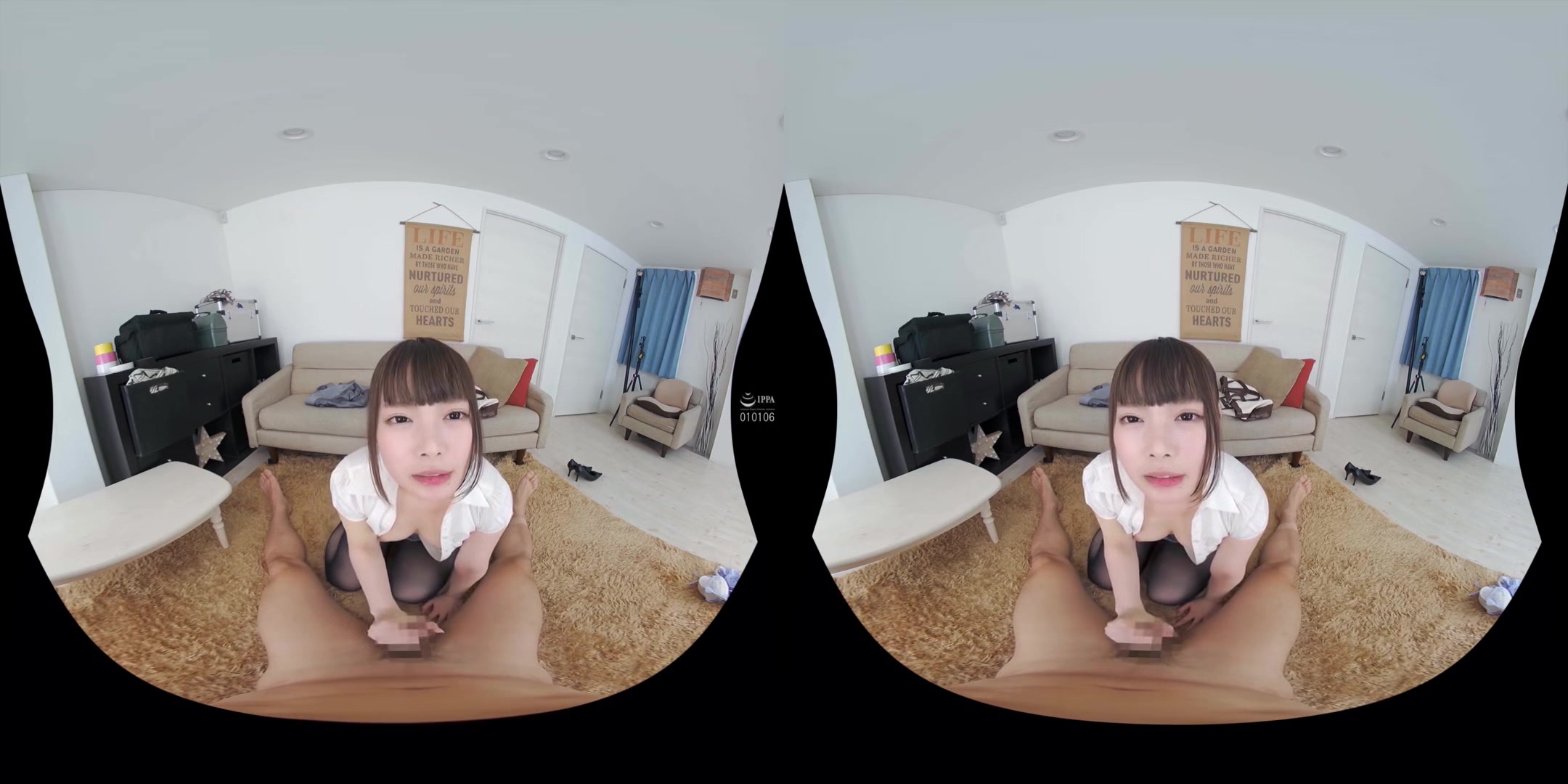 Door to Door Salesgirl Demos her Toys; Big Tits Japanese Pornstar Fucks with Sextoys POV