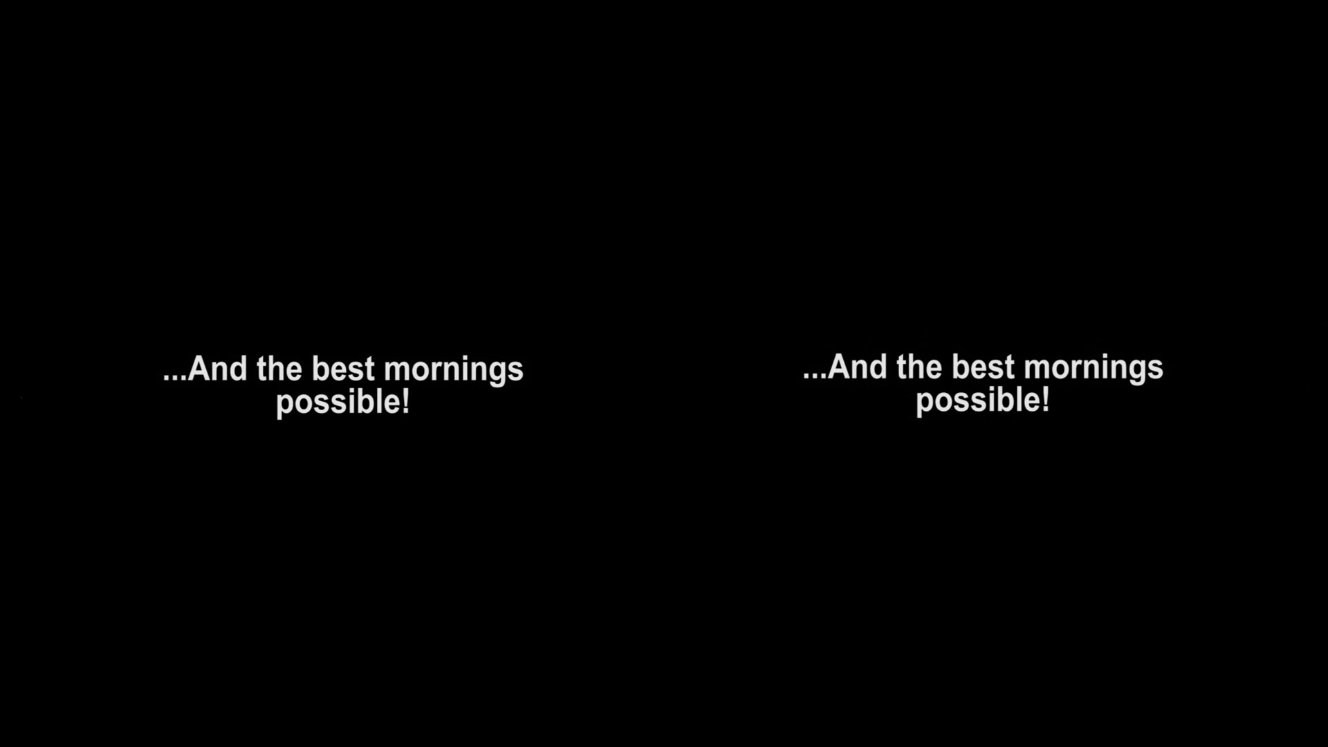 Good morning IV