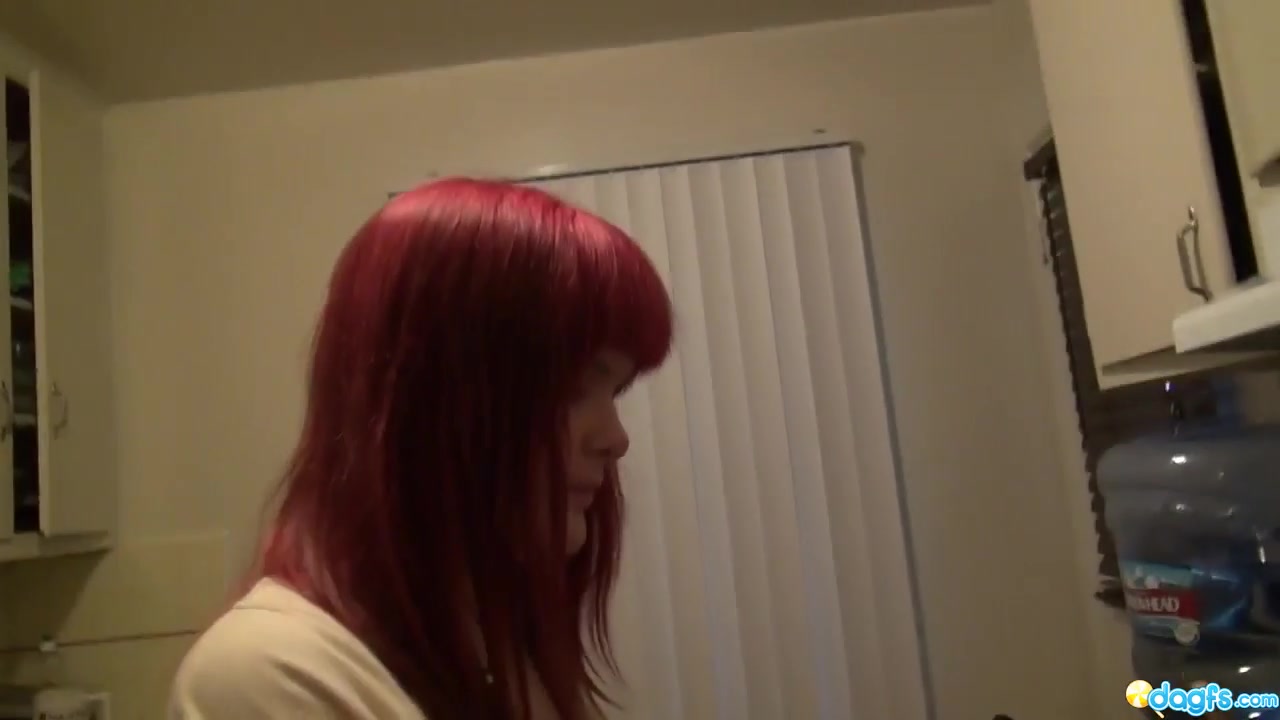 Horny Cooking With Busty Emo - BustyGFsExposed
