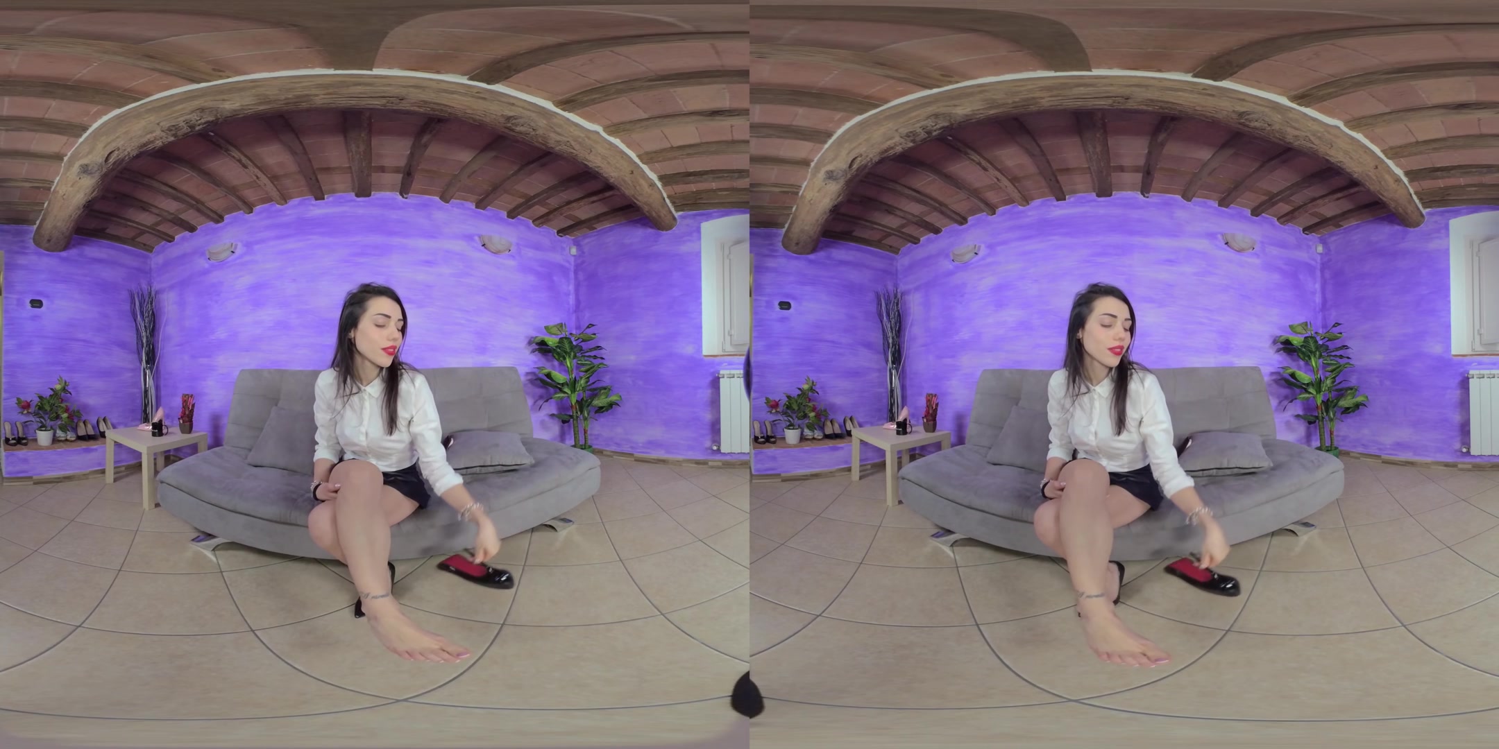 Jaw-droppingly Sexy Petra Gives You The Hottest Foot Tease (No talking) - VRFootFetish