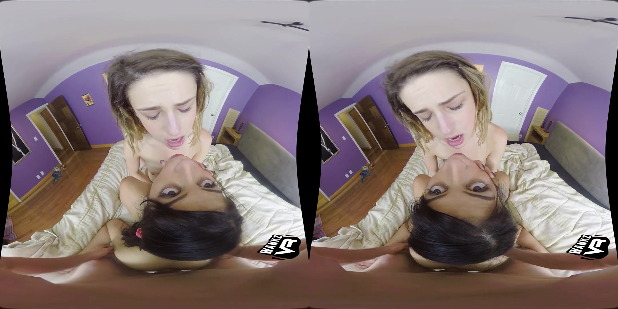 Just the Tip - Hardcore teen 18+ MFF Threesome HD POV VR