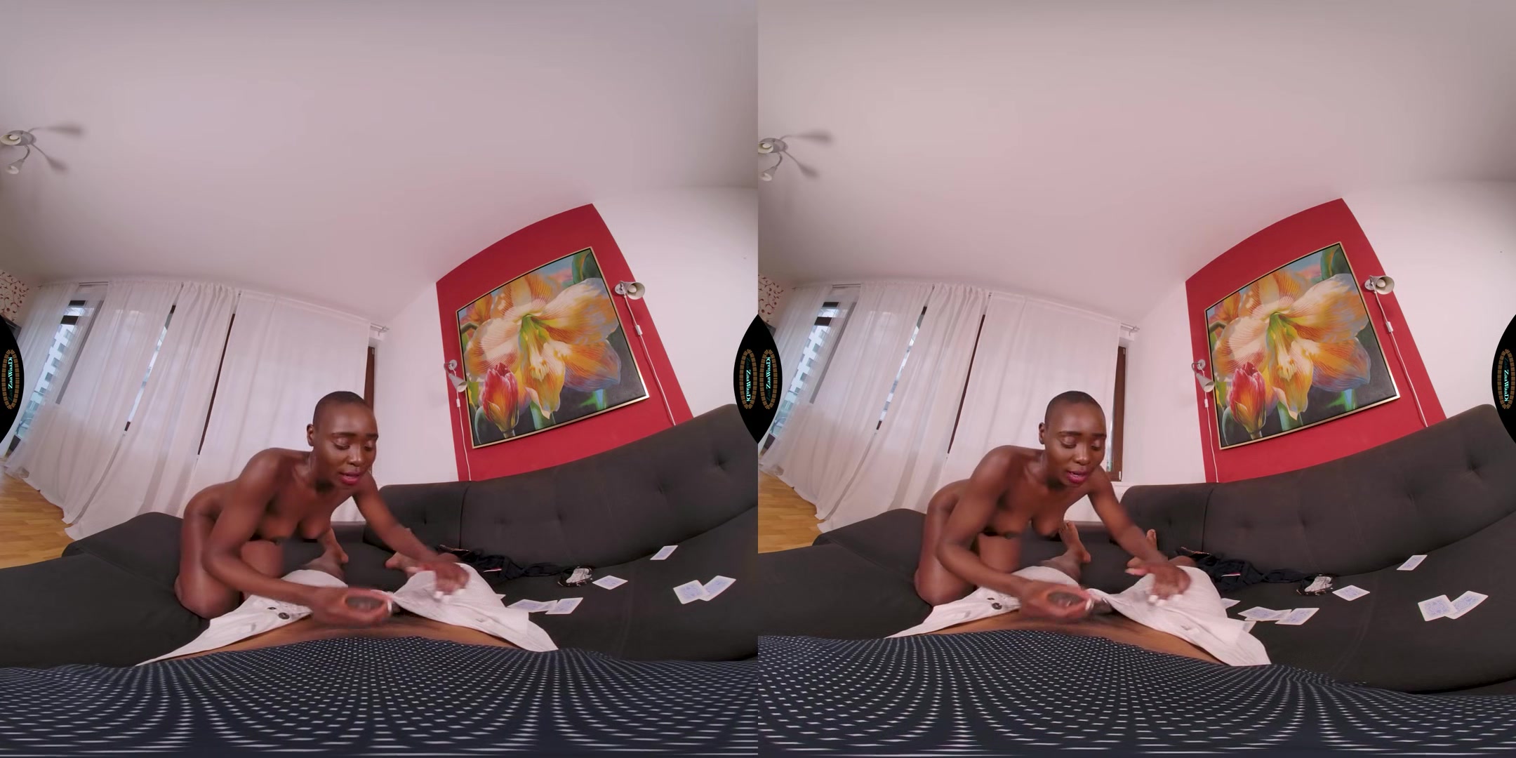 Game Of Cards - Busty African Pornstar Hardcore POV
