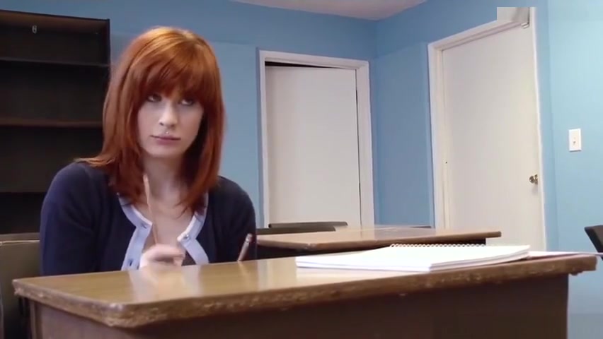 Stunning redhead teenage harlot