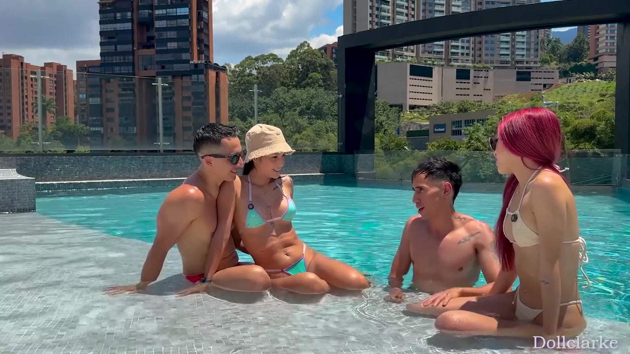 Amateur Swinger Hot Couples Have Sex In Medellin Colombia