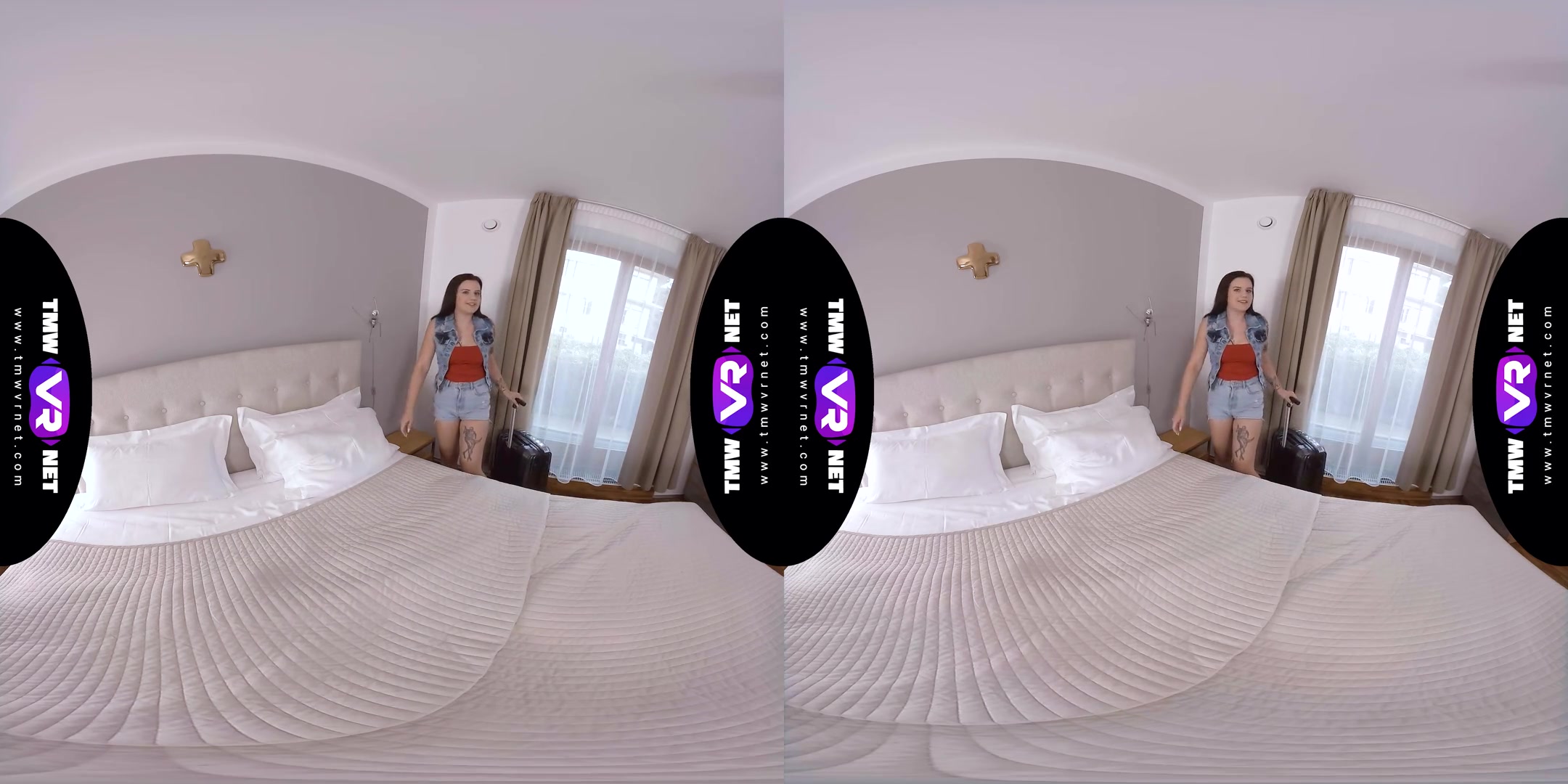 Hottie Tests Bed With A Solo Game - Sexy Girlfriend Masturbating on the Bed