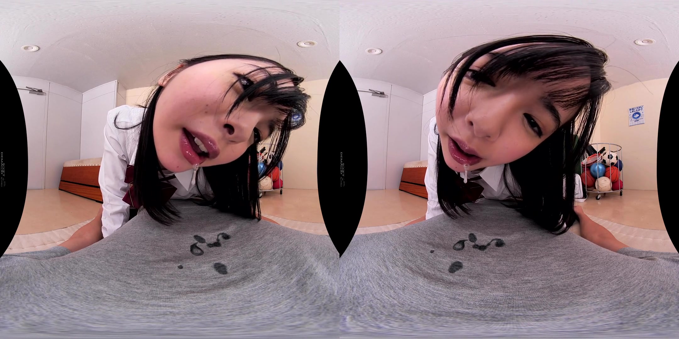 Drool-Drinking VR 2 3 - Drool Spit Asian schoolgirls 18+ Drool Fetish