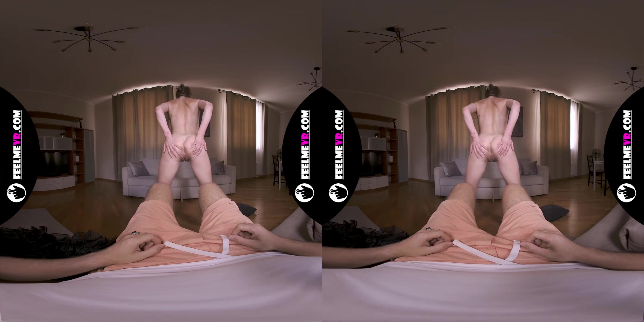 Virtual Striptease With Slim Tall 18yo Teen Mary Moon