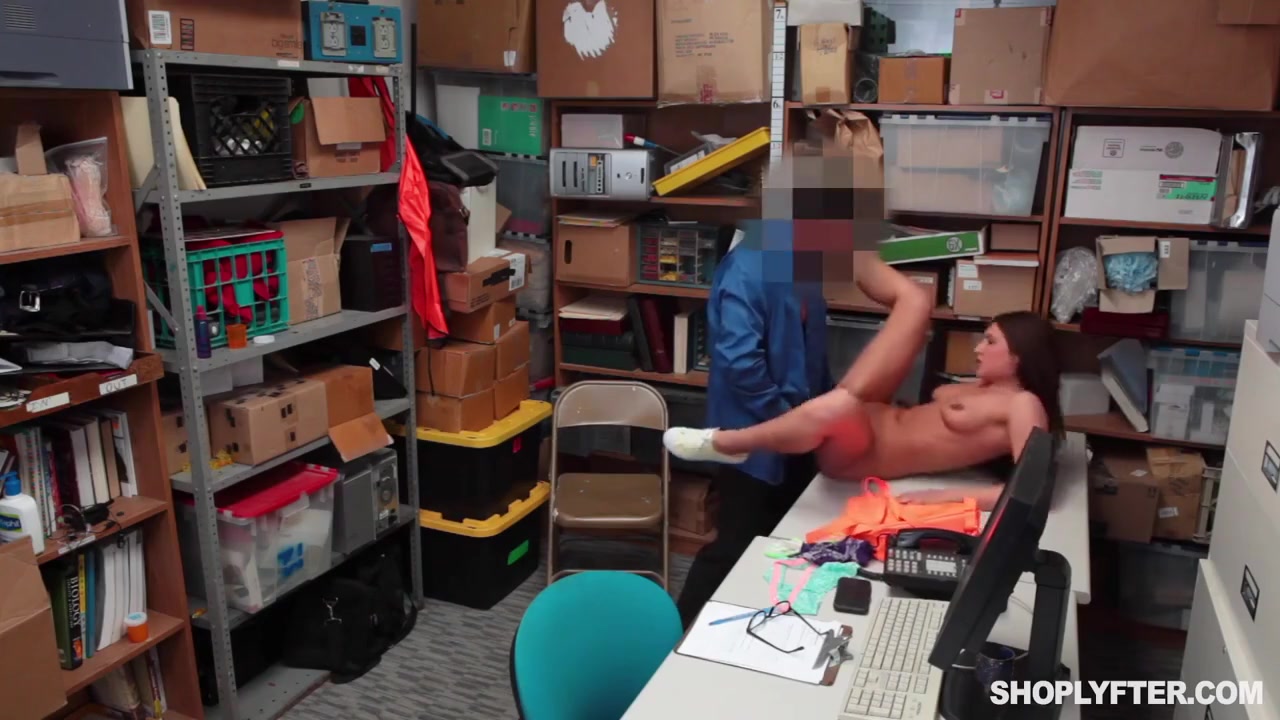 Long Red Haired teen 18+ Is Passionately Fucking With Cop - Davina Davis