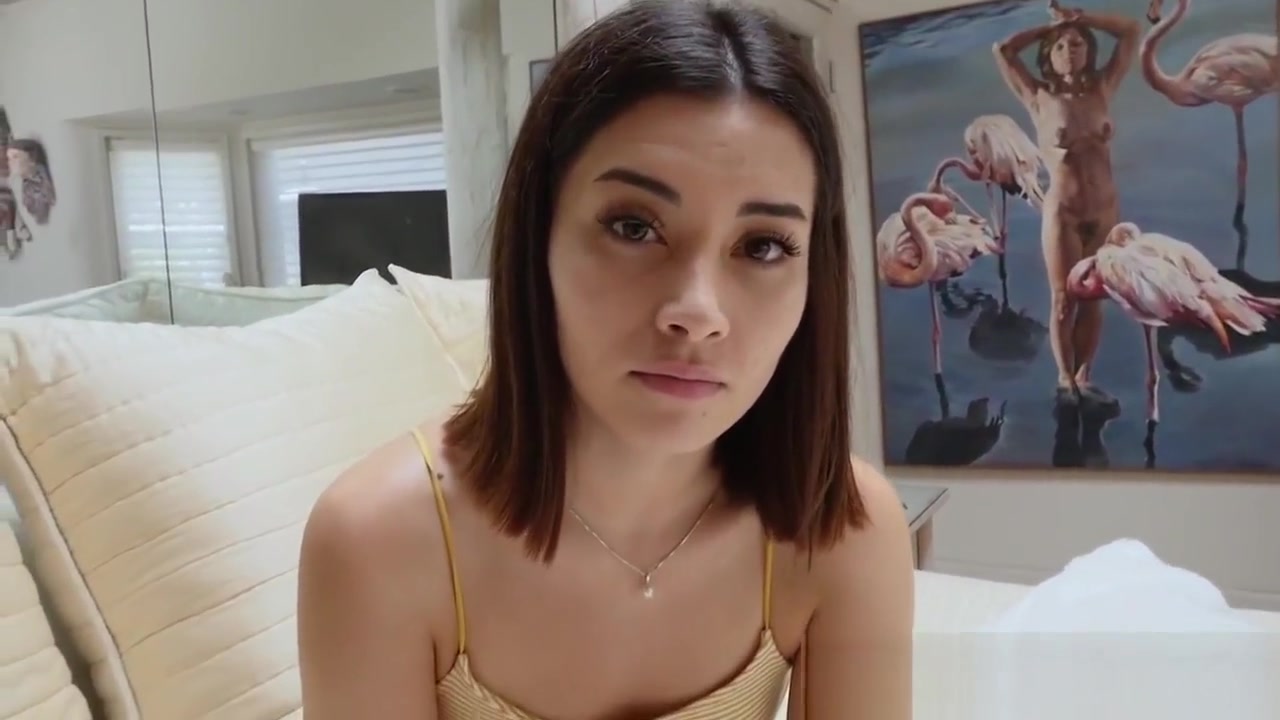 teen 18+ stepsister gobbles and tugs black shlong