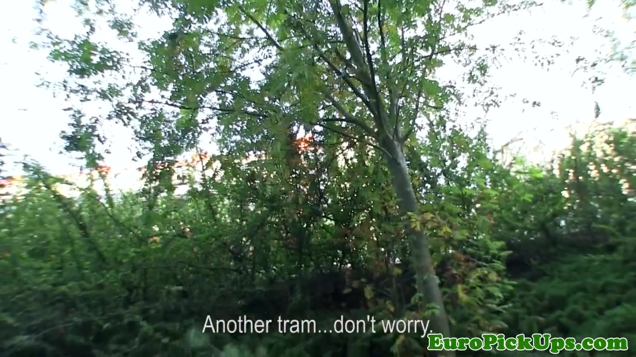 Amateur pickedup euro riding cock outdoors