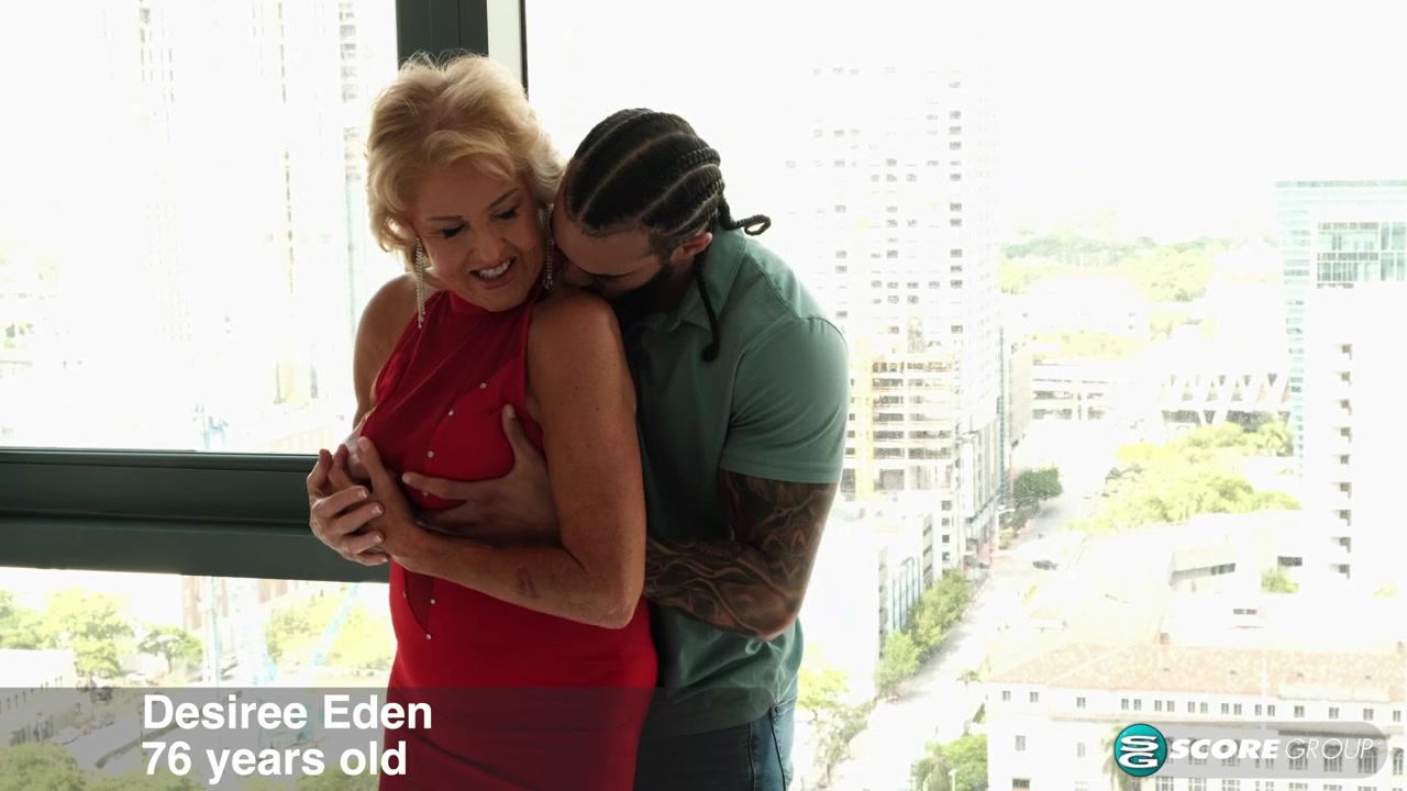 A 28-Year-Old Fucks 76-Year-Old Desiree Eden Hard