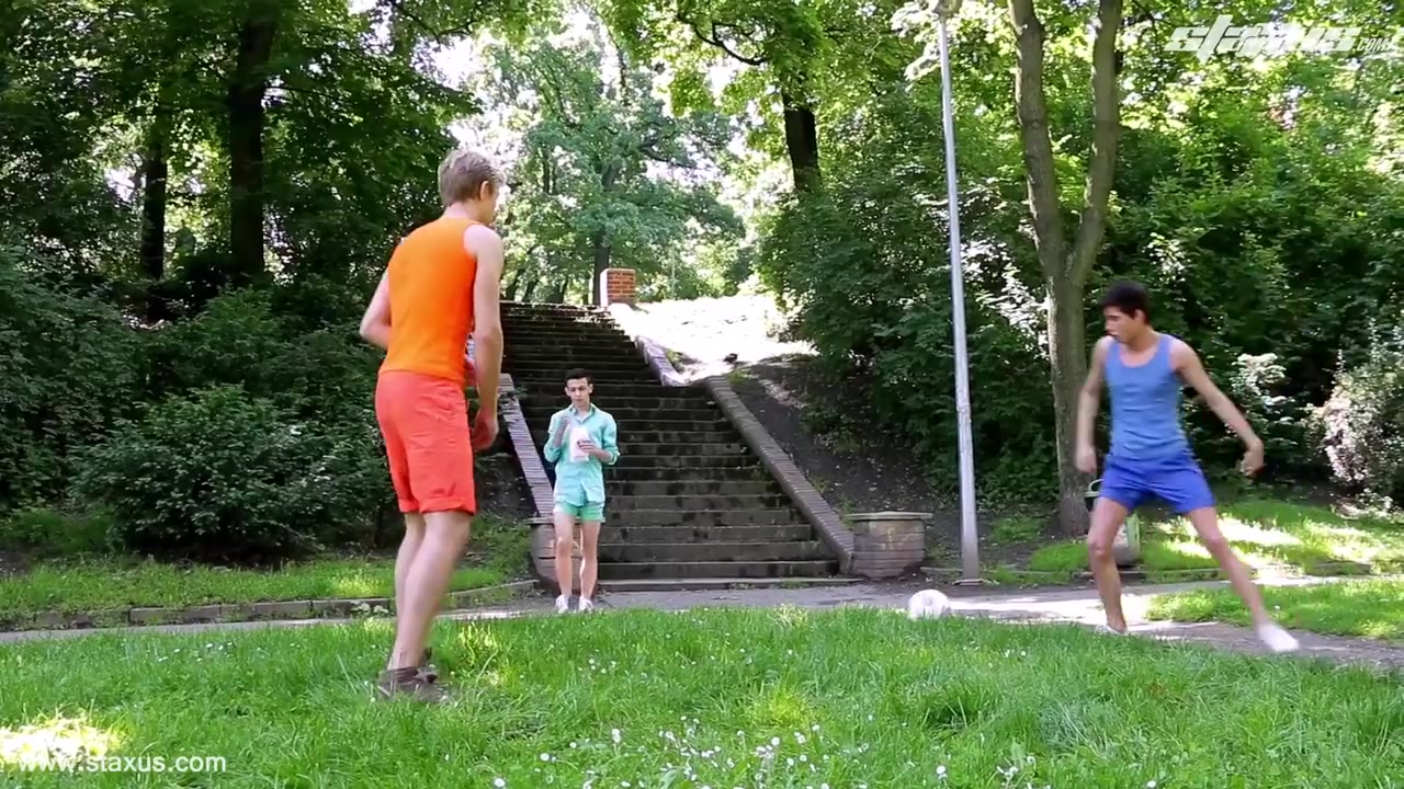 The Threesome On The Football Field With Yuri Adamov