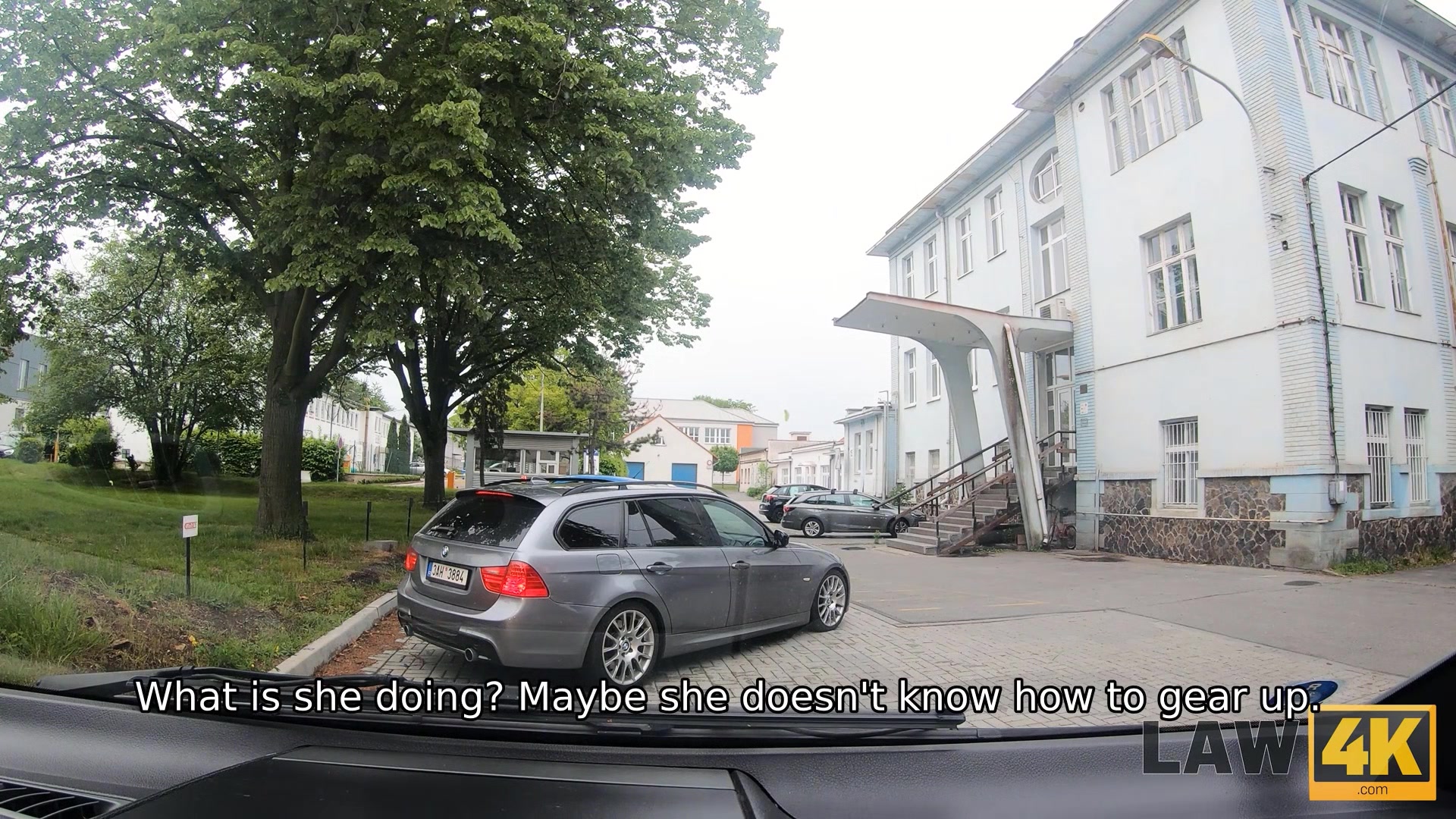 LAW4k. Chick is caught stealing car so she is going to be drilled hard
