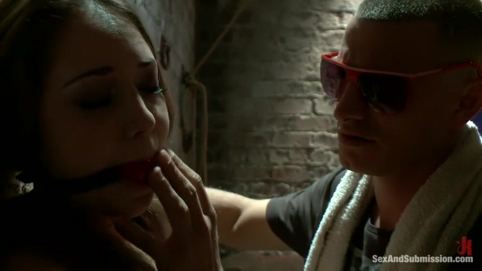 Backstage Bondage Slut: Sexy Slut used and fucked in bondage!