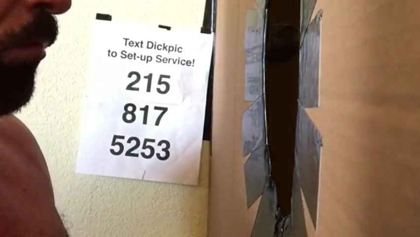 Thick Black Dick Sucked and Swallowed at Philly Glory Hole