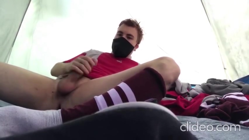 Rugby Player Jerking Off In The Tent After The Game, Often Bumping Into Co-players Du