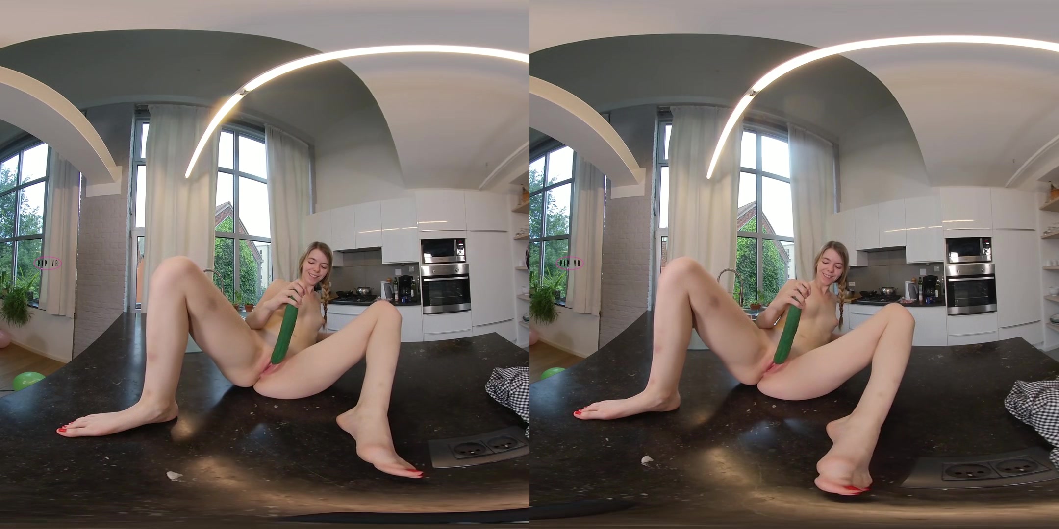 Cooking with Lina - Cute Amateur Solo - PIP VR - SexLikeReal
