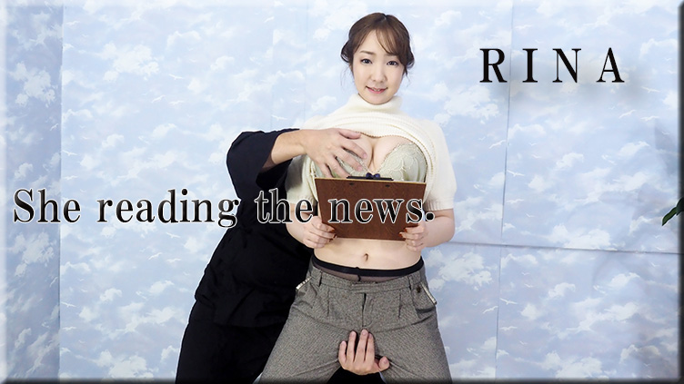 She reading the news. - Fetish Japanese Video