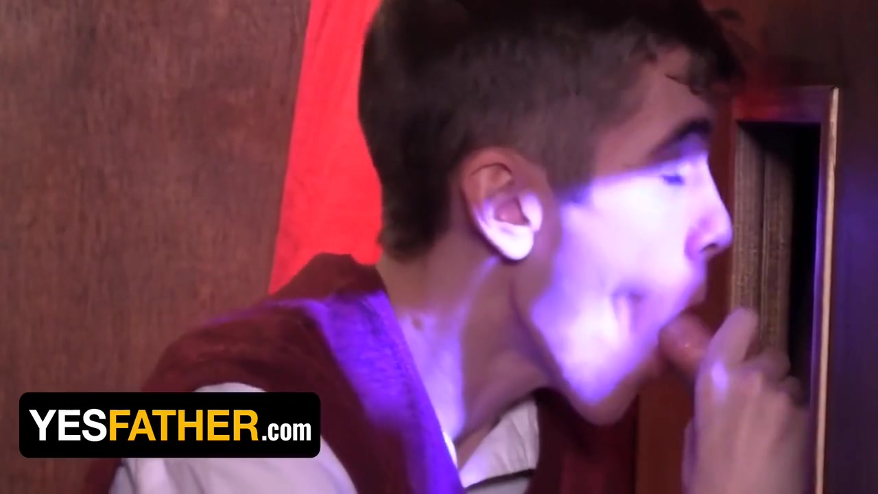 Yes Stepfather - Horny Priest Absolves Sinful Twink By Fucking The Hell Out Of His Tight Asshole