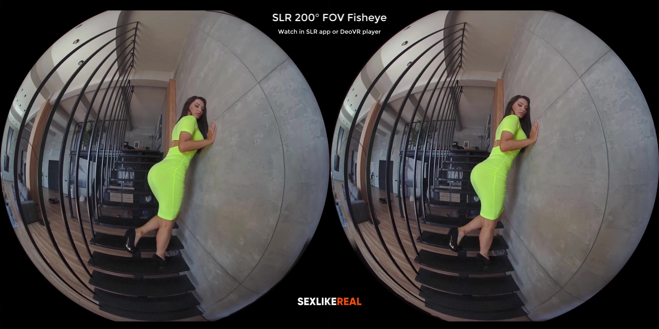 Mystique - Tanned and Beautiful Big Tits Model Stripping out of a Green Dress