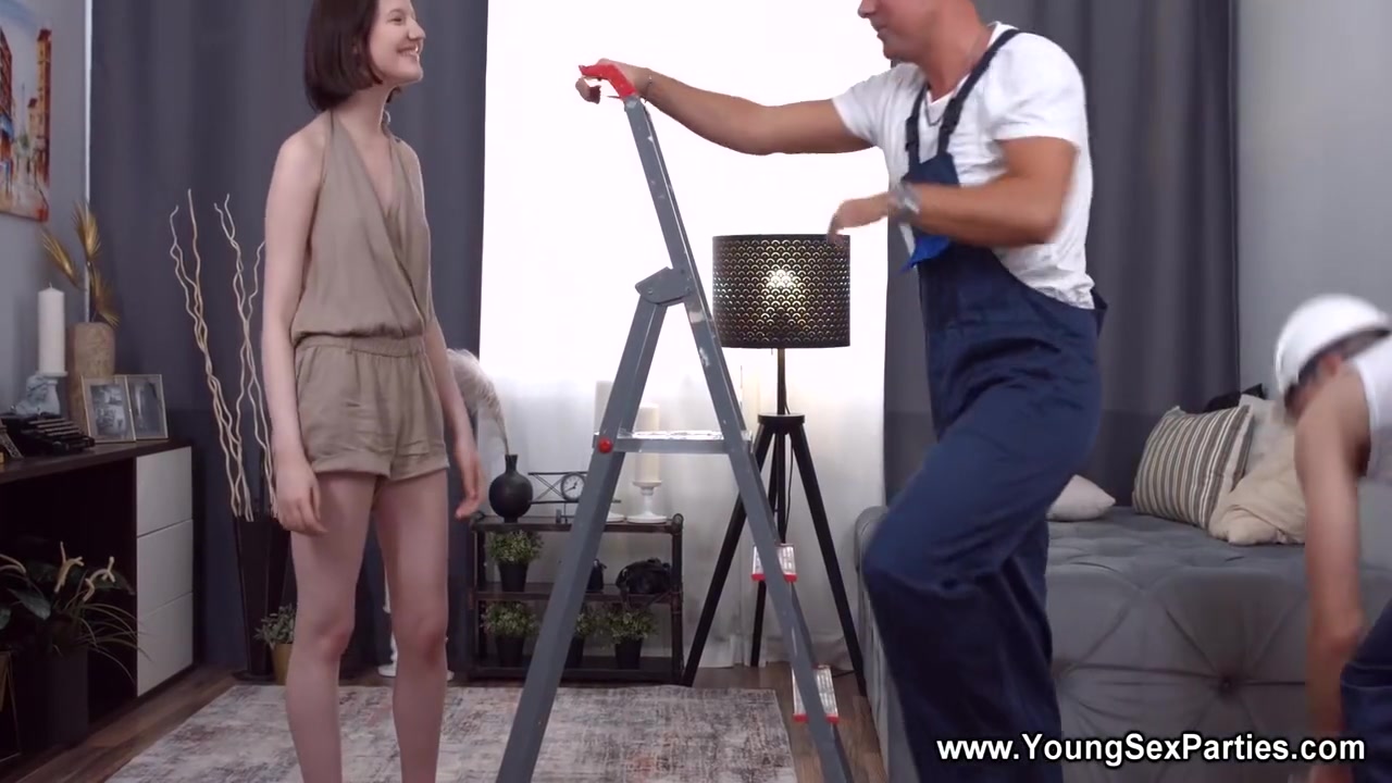 Teeny Fuck Party With Workers