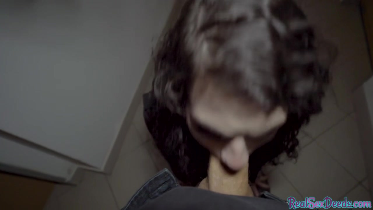 Smalltits alt babe rides POV dick for cash after blowjob