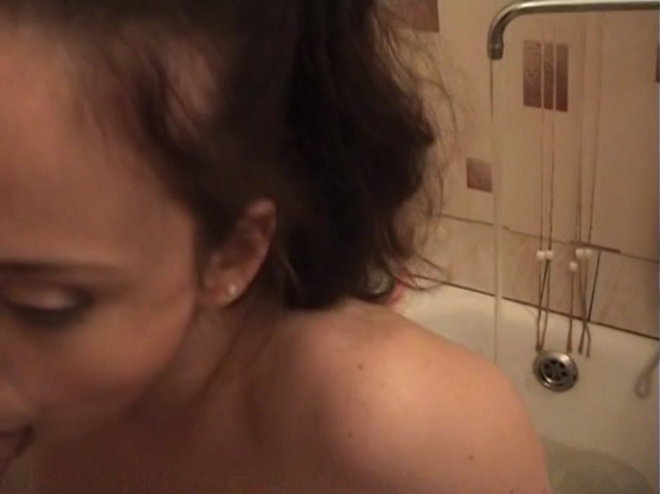 Hailey in shower sex scene with a real amateur couple