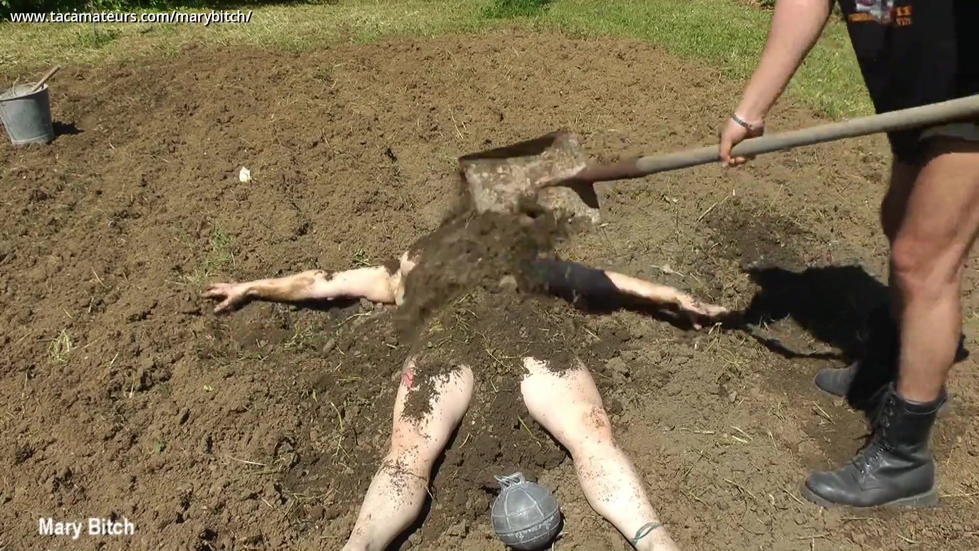 Gardening For Naked Slave Slut Pt3