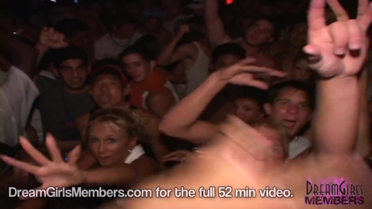 Bikini Clad Coeds Flash Tits & Pussy At Foam Party - DreamGirlsMembers