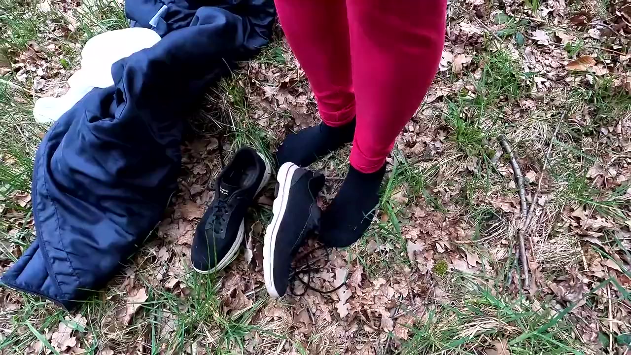 Completely Naked Titslapping In The Woods
